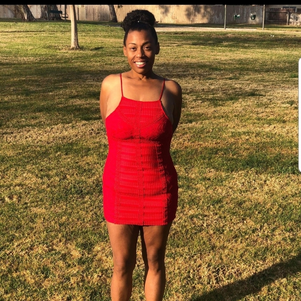 Sexy mini red dress "Forever 21"